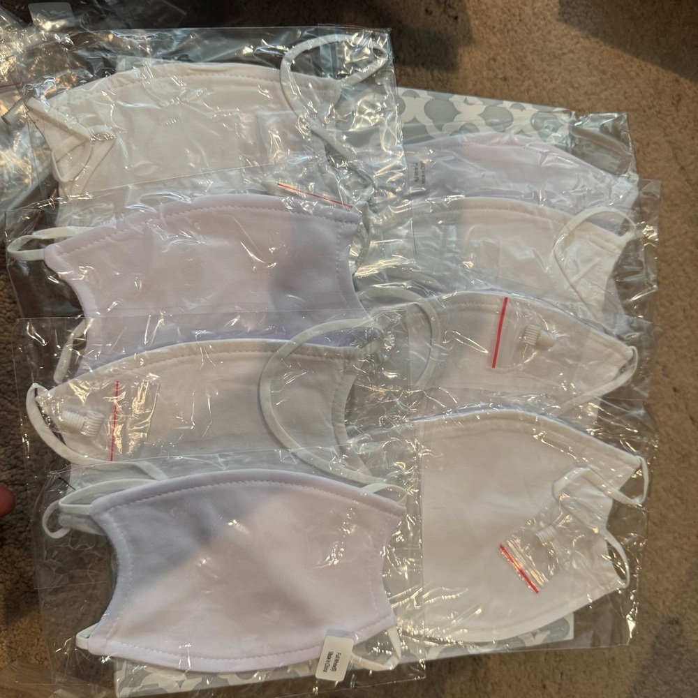 Reusable Face‎ Mask Set – 4 Adult + 4 Kids + 250 PM2.5 Filters